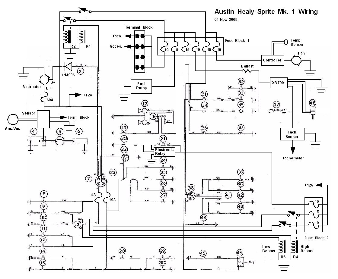 Electrical Modifications For A Bugeye Sprite